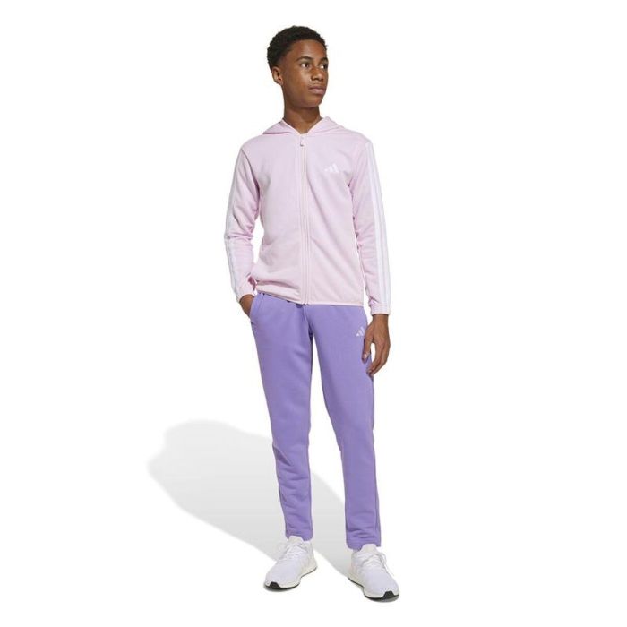 Chándal Infantil Adidas 3Bandas Ciruela 5