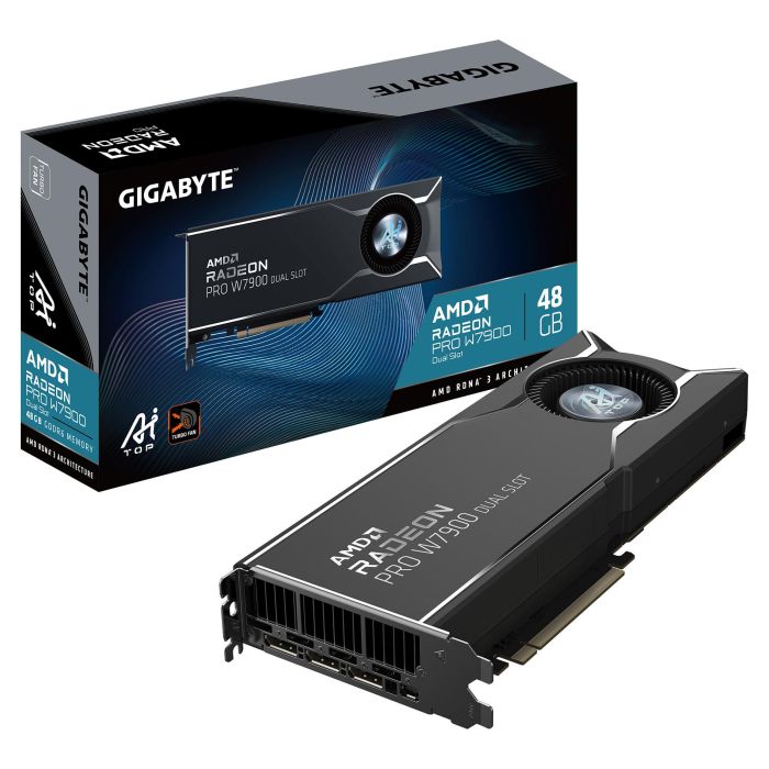 Gigabyte Radeon PRO W7900 AI TOP 48GB GDDR6 Tarjeta Gráfica 0 Gigabyte Radeon PRO W7900 AI TOP 48GB GDDR6 Tarjeta Gráfica 0