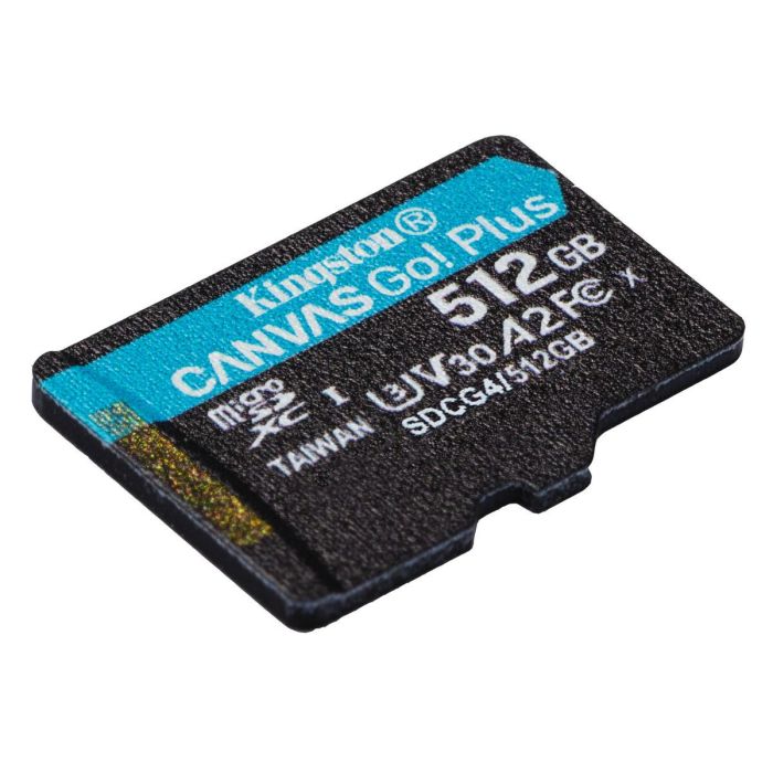 Tarjeta de Memoria Micro SD con Adaptador Kingston SDCG4/512GB 512 GB 2 Tarjeta de Memoria Micro SD con Adaptador Kingston SDCG4/512GB 512 GB 2