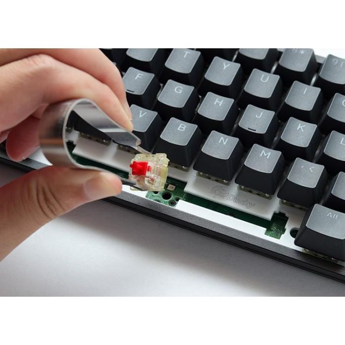Ducky One 3 Classic Pure White Mini Gaming Tastatur. RGB LED - MX-Red (DKON2161ST-RDEPDPWWWSC1) 4