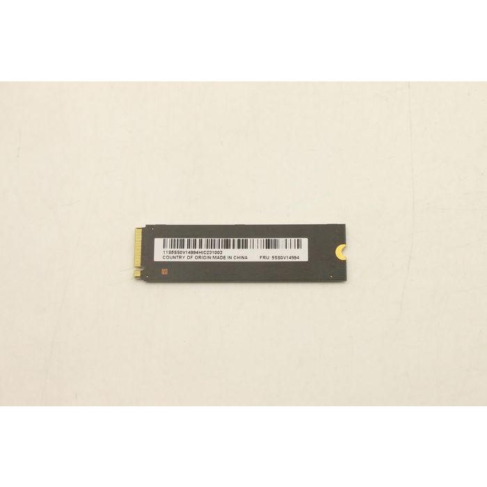 Lenovo M.2 2280 SSD with 512GB capacity, PCIe 3.0 x4 interface, up to 3,400 MB/s read speed, 2,700 MB/s write speed. 1 Lenovo M.2 2280 SSD with 512GB capacity, PCIe 3.0 x4 interface, up to 3,400 MB/s read speed, 2,700 MB/s write speed. 1
