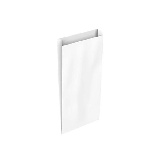 Basika Sobre Papel Celulosa Blanco con Fuelle M 200x350x60 mm Paquete 25 Unidades 1