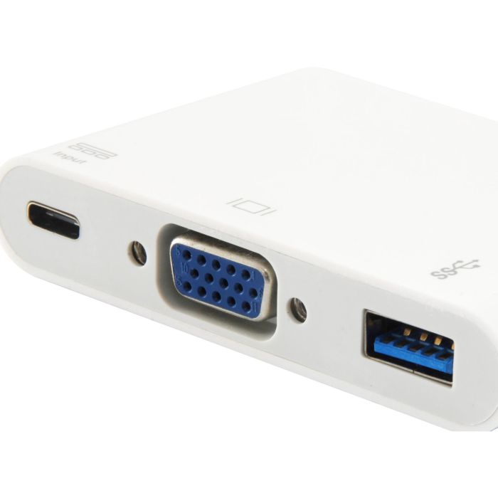 Equip Dock USB-C->VGA.USB3.0.60WPD 15cm ws 4