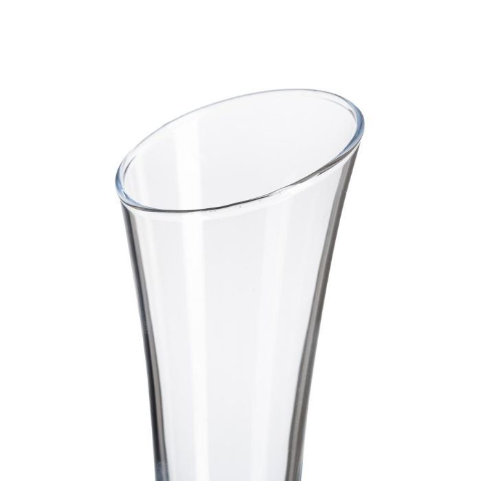 Florero Transparente Cristal Decoración 6 X 6 X 23 cm