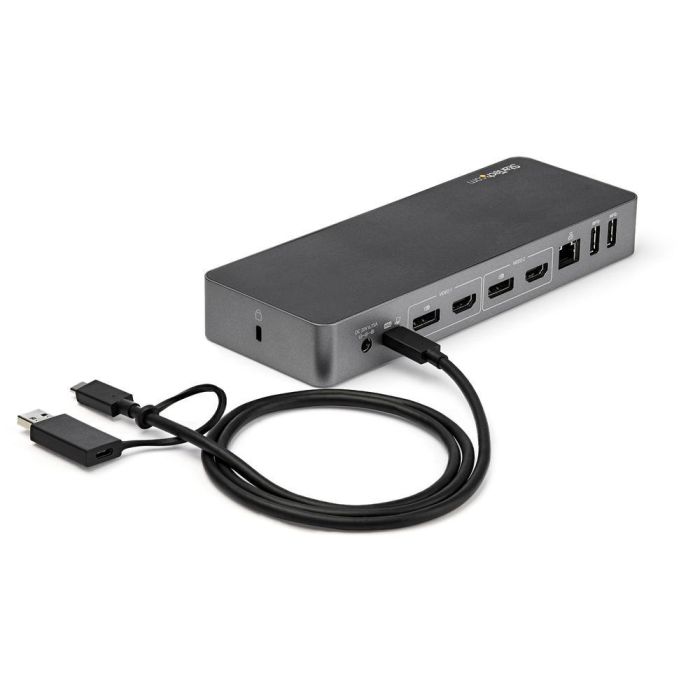 Startechcom Estación de Conexión 10 en 1 con USB-C, HDMI, DisplayPort y Ethernet hasta 4K 7