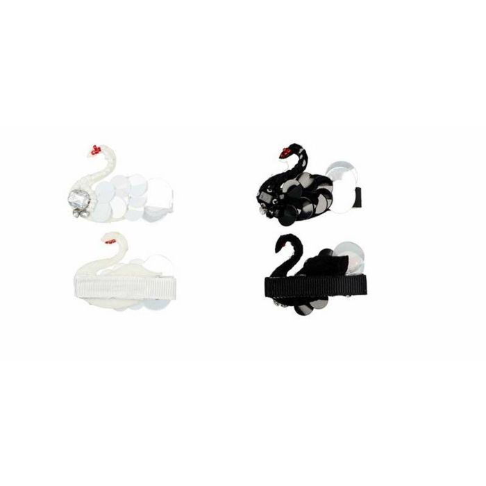 Set de 2 ganchos para pelo cisne - modelos surtidos Set de 2 ganchos para pelo cisne - modelos surtidos
