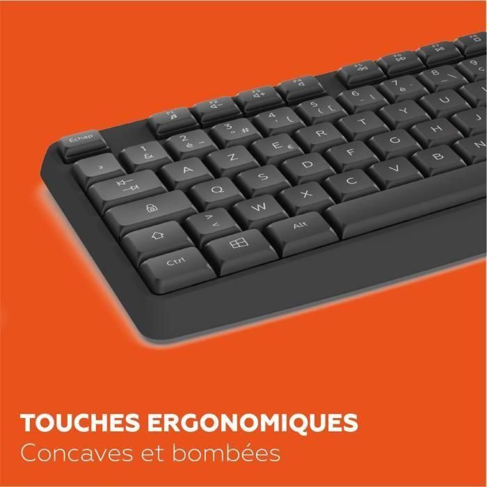 Teclado inalámbrico - MOBILITY LAB - Deluxe - AZERTY - Negro 5