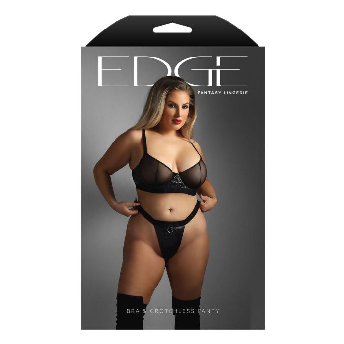Conjunto de Lencería Fantasy Lingerie Negro (Queen size) 0 Conjunto de Lencería Fantasy Lingerie Negro (Queen size) 0