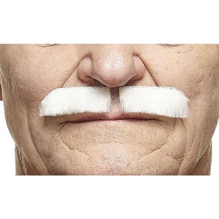 Bigote blanco talla única 1 Bigote blanco talla única 1
