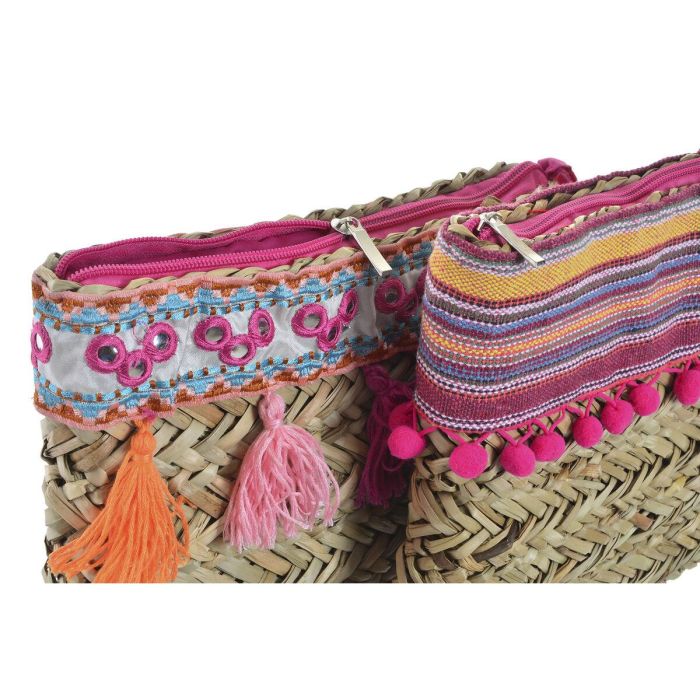 Bolso Boho DKD Home Decor Multicolor 4 x 20 x 26 cm (2 Unidades) 1 Bolso Boho DKD Home Decor Multicolor 4 x 20 x 26 cm (2 Unidades) 1