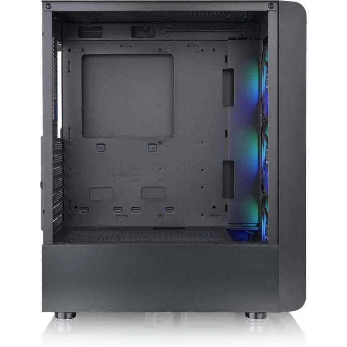 Caja de PC - THERMALTAKE - S200 TG ARGB (Negro) - Torre media - Formato ATX - Sin fuente de alimentación 2