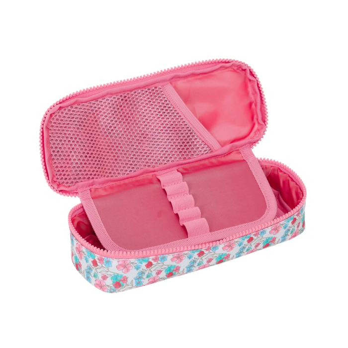 Estuche Escolar Moos Flores Multicolor 22 x 5 x 8 cm 3