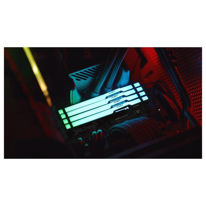 Kingston FURY Beast RGB DDR5 32GB 5200MHz CL40 DIMM Memoria RAM para PC