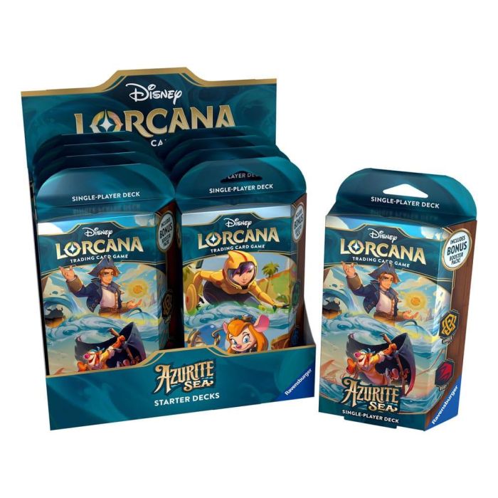 Ravensburger Juego Cartas Disney Lorcana TCG Mazo de Inicio Azurite Inglés 0 Ravensburger Juego Cartas Disney Lorcana TCG Mazo de Inicio Azurite Inglés 0