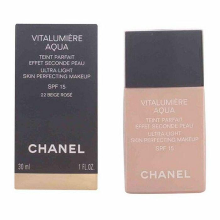 Base de Maquillaje Fluida Vitalumière Aqua Chanel 8 Base de Maquillaje Fluida Vitalumière Aqua Chanel 8