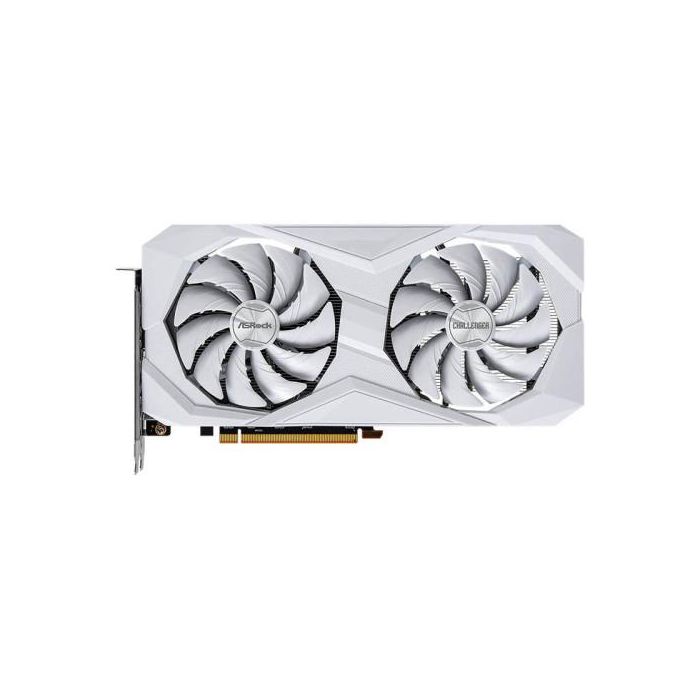 Vga ASRock Rx6600 Clw 8G (White),Amd,Rx6600,8Gb,Gddr6,128Bit,Hdmi+3Dp (2 Ventiladores) 1