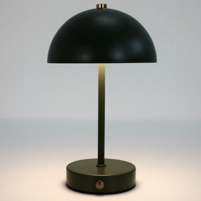 Lámpara De Mesa Recarg. Negra Home Deco Factory 2