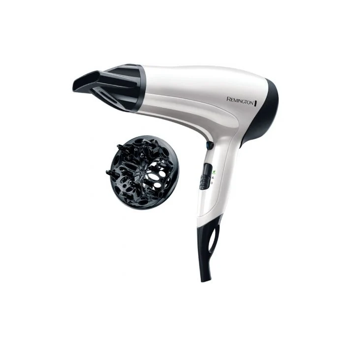 Remington Secador de Pelo D3015 Power Volume 2000W Cerámica Iónica Anti-Estática Blanco/Negro 0 Remington Secador de Pelo D3015 Power Volume 2000W Cerámica Iónica Anti-Estática Blanco/Negro 0