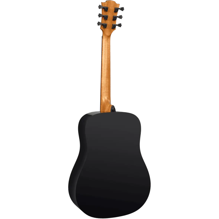 LAG Tramontane 118 Guitarra Acústica Dreadnought Negra Brillante 4