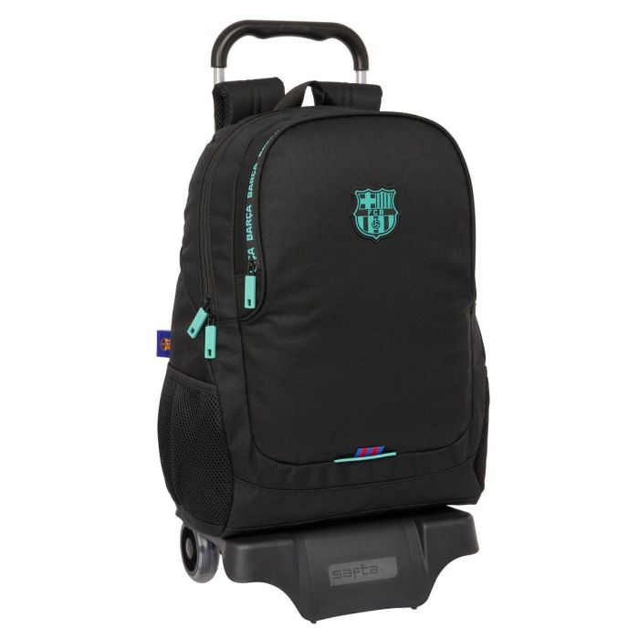 Mochila Escolar con Ruedas F.C. Barcelona Negro 32 x 44 x 16 cm Mochila Escolar con Ruedas F.C. Barcelona Negro 32 x 44 x 16 cm