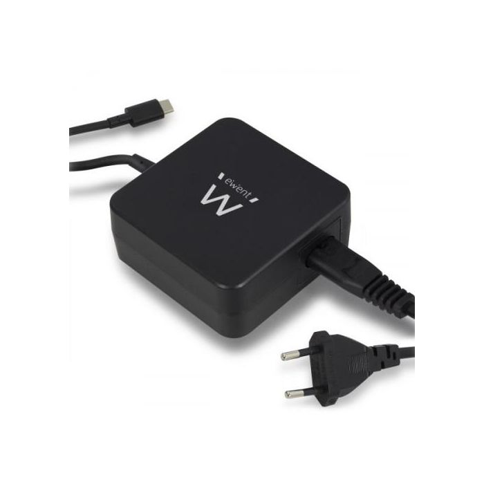 Ewent EW3980 Fuente de Alimentación CA/CC para Portátil 65W, Tensión Ajustable (5-15V), Entrada 100-240V Universal, Negro 0 Ewent EW3980 Fuente de Alimentación CA/CC para Portátil 65W, Tensión Ajustable (5-15V), Entrada 100-240V Universal, Negro 0