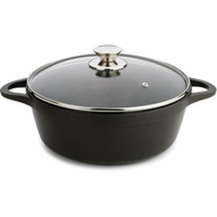 Cacerola Con Tapa Valira 4141/25 Negro Ø 24 cm 6