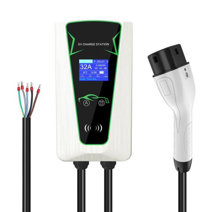 Teison Cargador Coche Eléctrico 7kW Monofásico 6m Tipo 2 | Wallbox Inteligente Wi-Fi App Smart Life Programable IP54 IK10 Teison Cargador Coche Eléctrico 7kW Monofásico 6m Tipo 2 | Wallbox Inteligente Wi-Fi App Smart Life Programable IP54 IK10