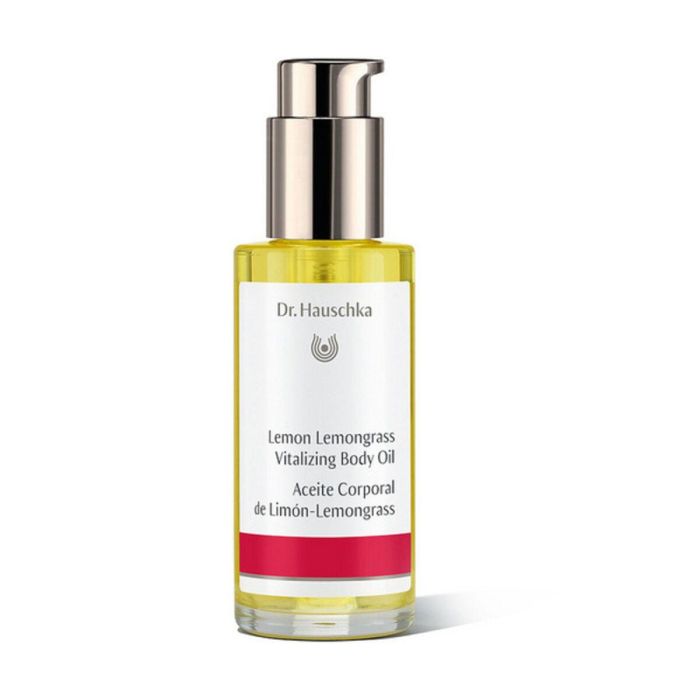 Dr. Hauschka Aceite Corporal de Limón Lemongrass 75 ml - Hidratante Corporal Revitalizante con Aroma Cítrico