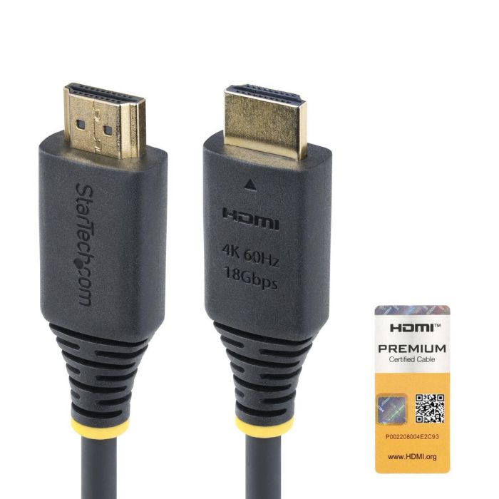 Cable HDMI Startech PREMIUM Negro 50 cm 1 Cable HDMI Startech PREMIUM Negro 50 cm 1