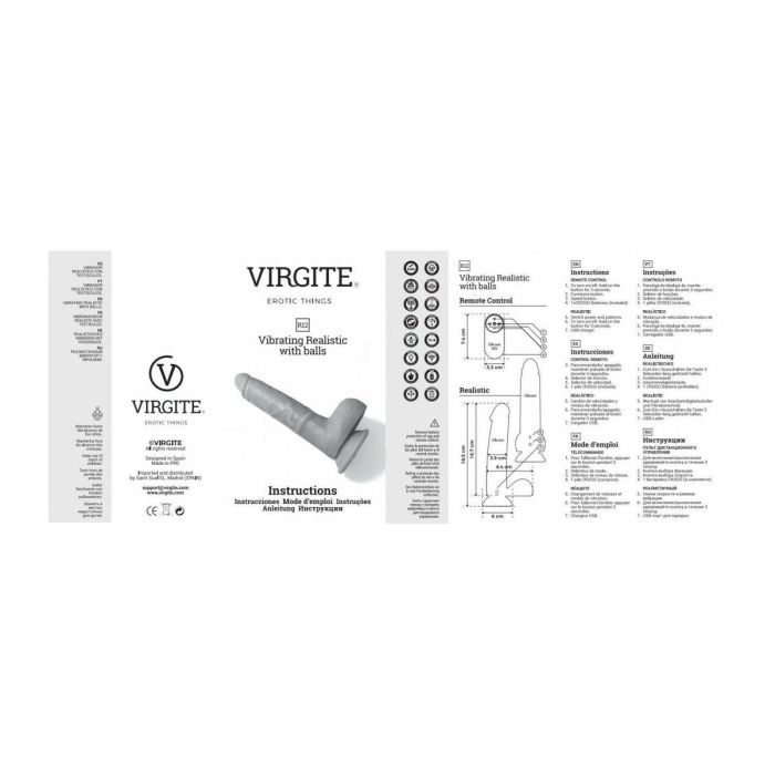 Vibrador realista Virgite 5 Vibrador realista Virgite 5