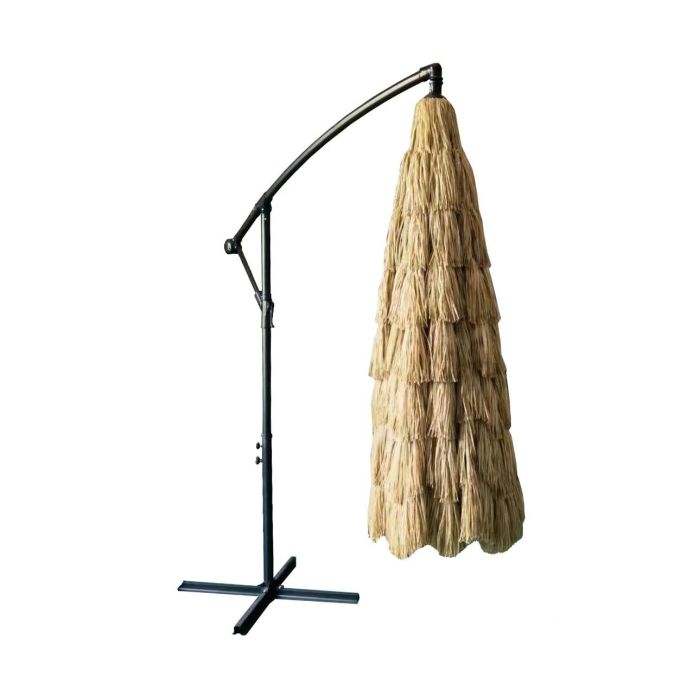 Parasol Terraza Y Jardin DKD Home Decor Marron Gris Oscuro 290 x 250 x 350 cm 2 Parasol Terraza Y Jardin DKD Home Decor Marron Gris Oscuro 290 x 250 x 350 cm 2