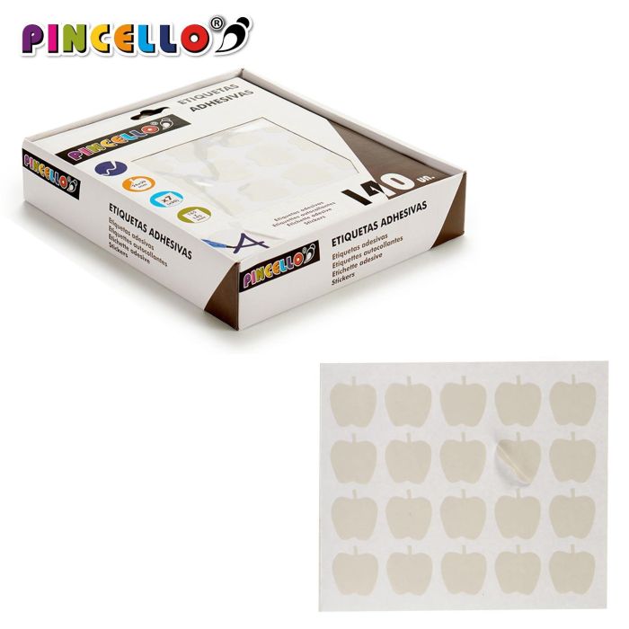 Etiquetas Adhesivas 22X49Mm Manzanas 7P Pincello (120 Unidades) 2 Etiquetas Adhesivas 22X49Mm Manzanas 7P Pincello (120 Unidades) 2