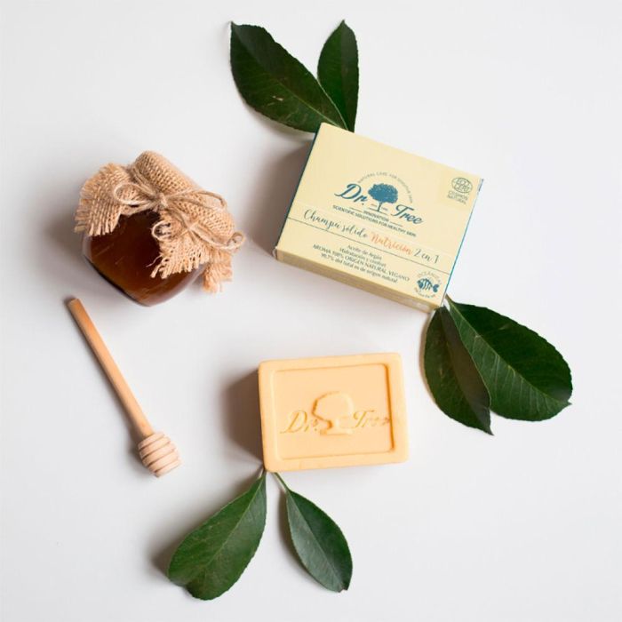 Dr. Tree Champú Sólido Nutrición 2 en 1 Cabello con Aceite de Argán 75 gr Dr. Tree Champú Sólido Nutrición 2 en 1 Cabello con Aceite de Argán 75 gr