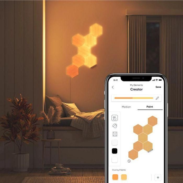 Nanoleaf Elements Hexagons Starter Kit 7PK 2 Nanoleaf Elements Hexagons Starter Kit 7PK 2