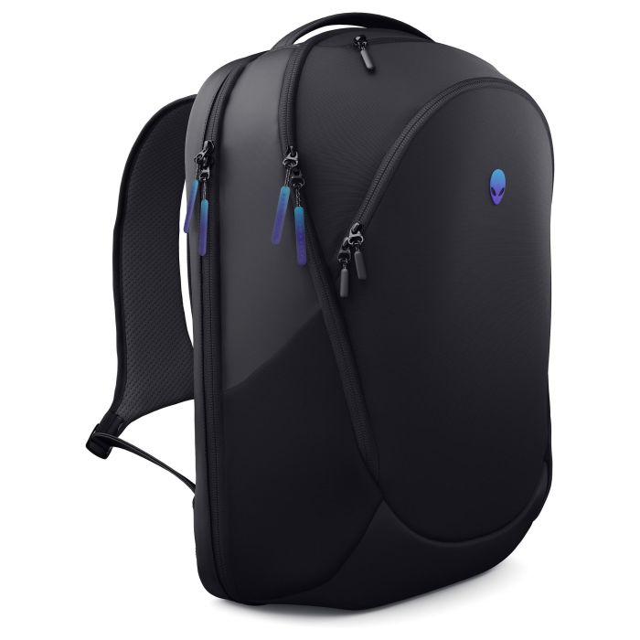 Dell Mochila Alienware AW7825P para Portátil de hasta 18 Pulgadas, Protección Premium, Diseño Gaming Sostenible, Negro Monocromo 1