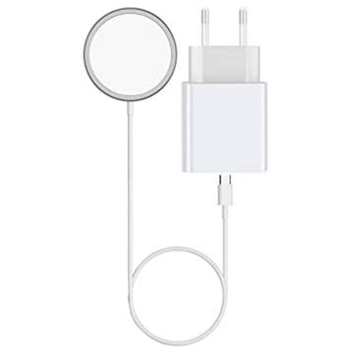 Cargador de Pared Iphone 12 KSIX Apple-compatible Blanco 10 Cargador de Pared Iphone 12 KSIX Apple-compatible Blanco 10