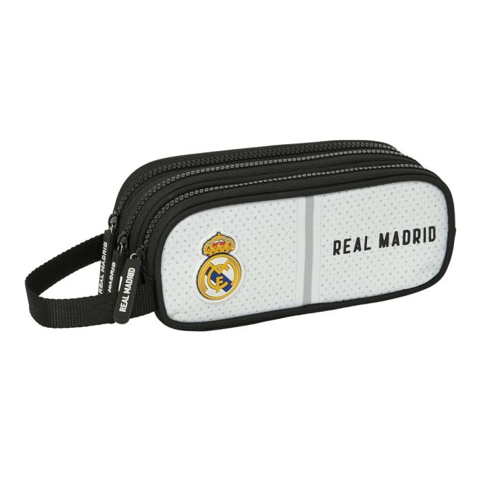 Bolso Escolar Portatodo Safta Triple Real Madrid 1 Equipacion 24-25 85x210x70 mm