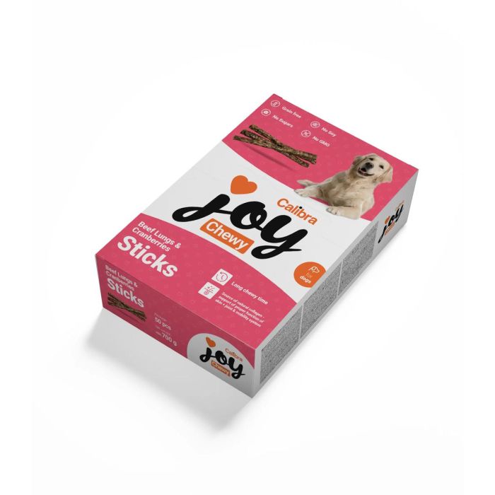 Calibra Joy Dog Chewy Sticks Vacuno Y Arandano 50 Unidades 700 gr