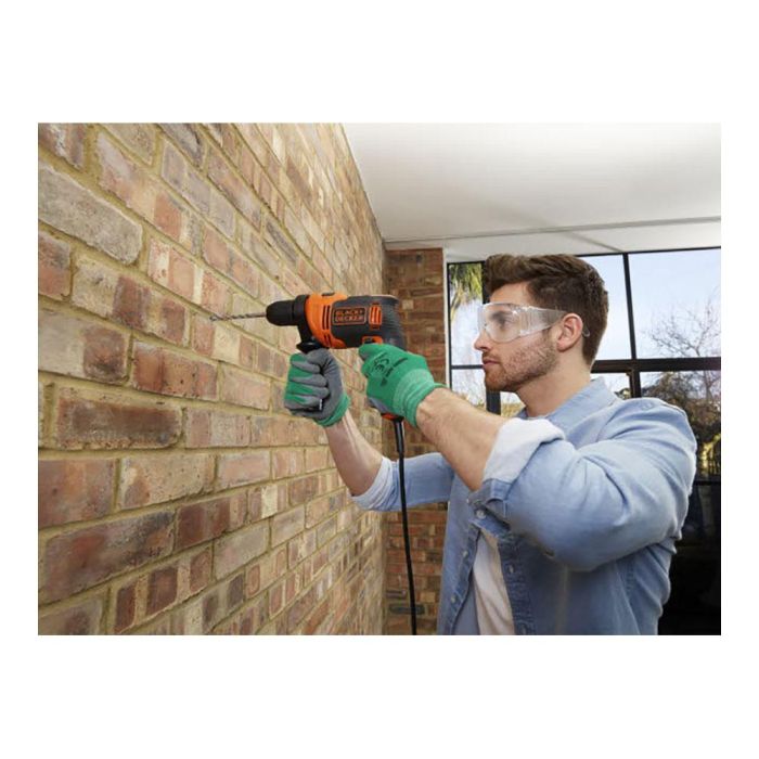 Black+Decker Taladro percutor 710W BEH710K-QS con empuñadura lateral, maletín y brocas 4 Black+Decker Taladro percutor 710W BEH710K-QS con empuñadura lateral, maletín y brocas 4