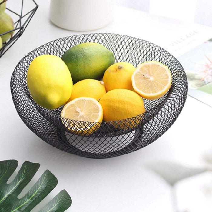 Cesta de metal para fruta 25x11 cm - Confortime (6 Unidades) 3 Cesta de metal para fruta 25x11 cm - Confortime (6 Unidades) 3