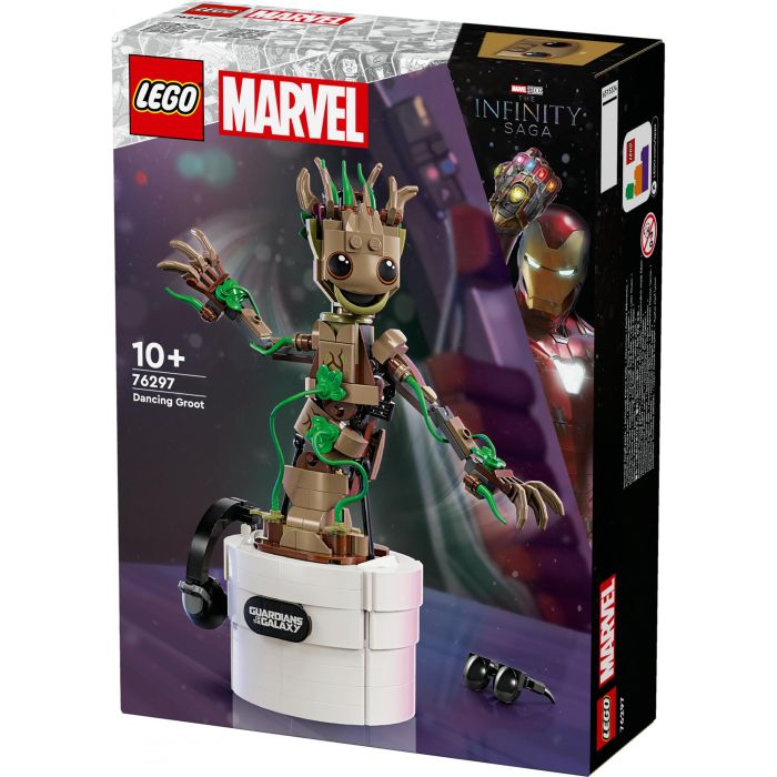 LEGO 76297 Marvel El Baile de Baby Groot, Juguete para construir animado para niños 6