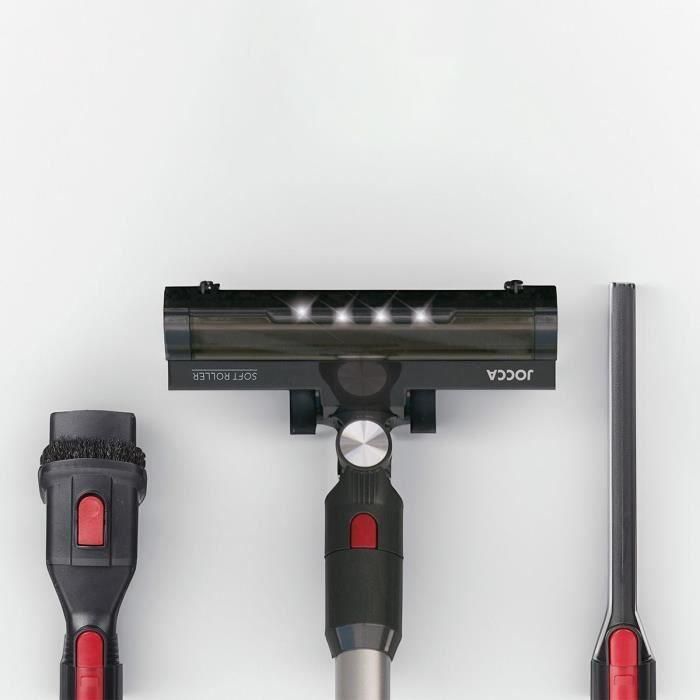 Aspiradora vertical inalámbrica con pantalla táctil JOCCA - 8000 Pa - 55 minutos - 0,7 L - Gris 3 Aspiradora vertical inalámbrica con pantalla táctil JOCCA - 8000 Pa - 55 minutos - 0,7 L - Gris 3