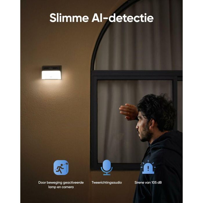 Eufy S120 Cámara de Seguridad IP Solar Exterior 2K (2304x1296) Wi-Fi, Foco LED, Detección IA, IP65, Audio 2 Vías 17