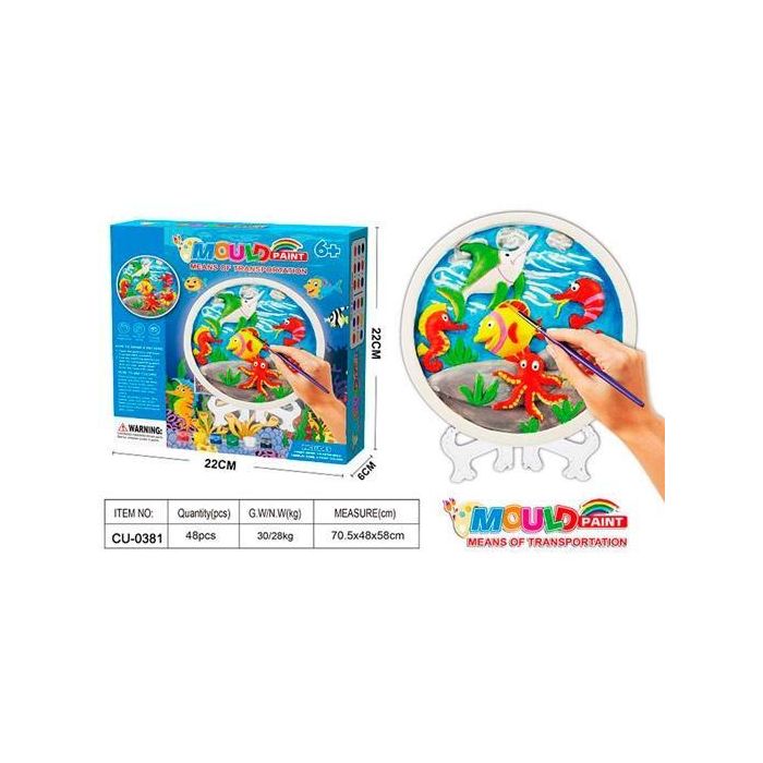 Roymart Set De Pintura Molde Ocean Fish Roymart Set De Pintura Molde Ocean Fish