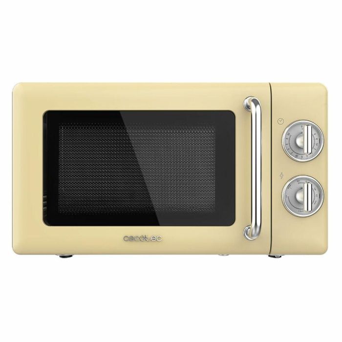 Cecotec 01708 Microondas con Grill para Encimera, 20L y 700W, Control Giratorio, Color Beige y Acero Inoxidable 0 Cecotec 01708 Microondas con Grill para Encimera, 20L y 700W, Control Giratorio, Color Beige y Acero Inoxidable 0