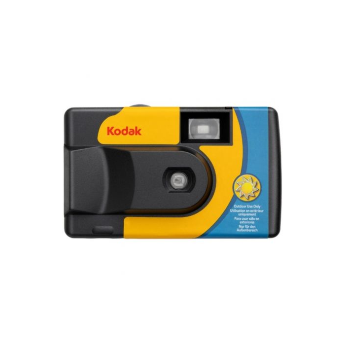 Kodak Cámara Desechable DayLight 39 Exposiciones, ISO 800, Amarilla y Azul con Flash Incorporado