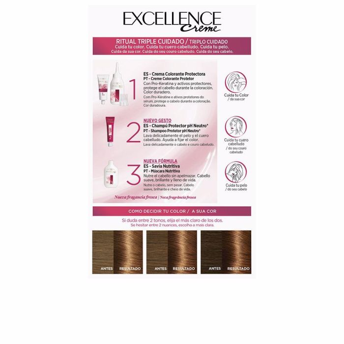 L'Oréal Paris EXCELLENCE Creme #6,35-chocolate 192 ml