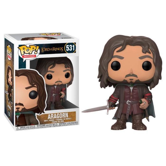 Funko Figura POP El Señor de los Anillos Aragorn Figura Vinilo 9cm