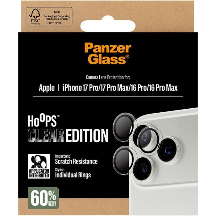 PanzerGlass Hoops clear iPhone 17 Pro/Pro Max/16 Pro/Pro Max 2