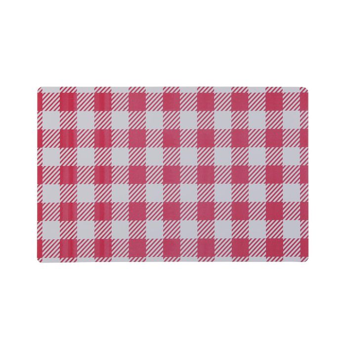 Salvamantel Vichy Rouge Versa - 28.2x43.5 cm - Polipropileno (6 Unidades)